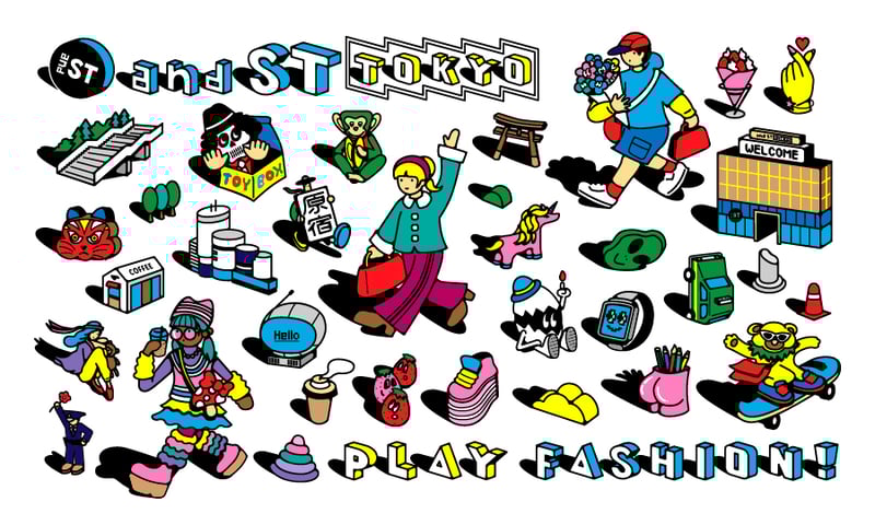 Rimoによるand ST TOKYO描き下ろしイラスト